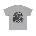 Flag Village USA Vintage Car Flag T-SHIRT Heavy Cotton Tee USA0011