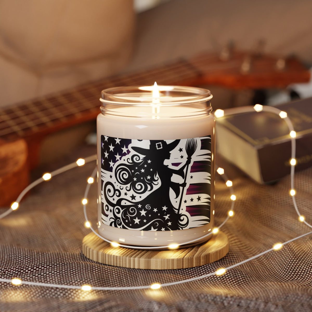 Flag Village Halloween Pretty Witch Scented Soy Candle, 9oz HW0037