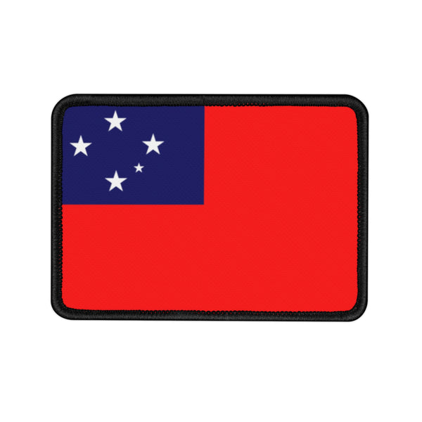 Flag Village Samoa State Flag Embroidered Iron-On Patch