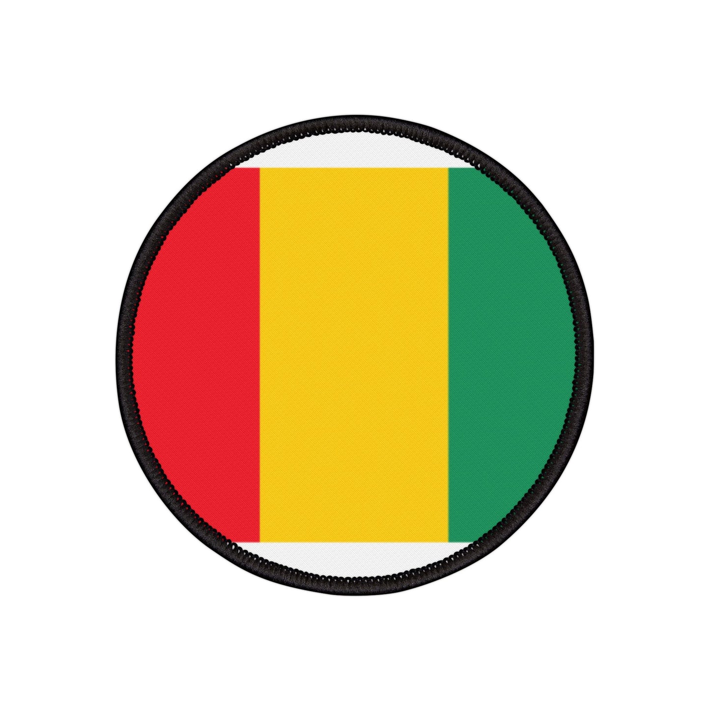 Flag Village Guinea Flag Embroidery Iron-On Patches