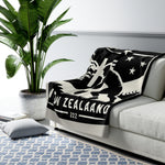 Flag Village New Zealand Sporting Flag Sherpa Fleece Blanket NZL0010