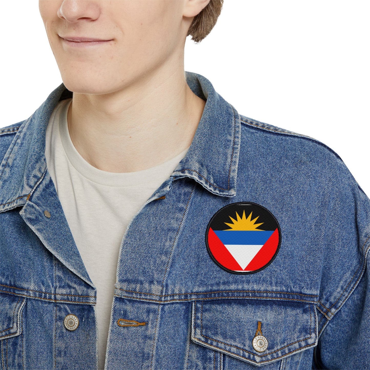 Flag Village Antigua And Barbuda Flag Embroidery Iron-On Patches