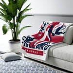 Flag Village ENGLAND Sporting Flag Sherpa Fleece Blanket GBR0009