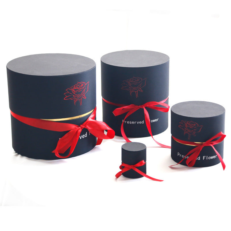 Flag Village Eternal Roses In Box Preserved Real Rose Flowers With Box Set Valentines Day Gift Romantic Artificial Flowers