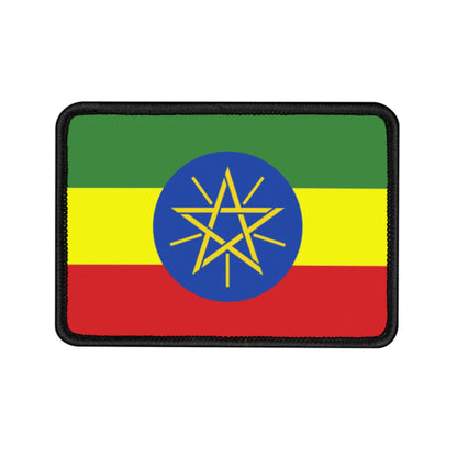 Flag Village Ethiopia Flag Embroidery Iron-On Patches