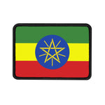 Flag Village Ethiopia Flag Embroidery Iron-On Patches