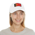Flag Village Timor(East Timor) Flag Hat Cap with Leather Patch