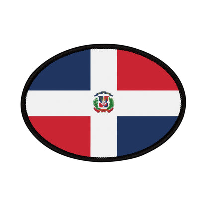 Flag Village Dominican Republic Flag Embroidery Iron-On Patches