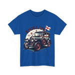 Flag Village UK Vintage Car Flag T-SHIRT Heavy Cotton Tee UK0012