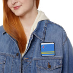 Flag Village Aruba Flag Embroidery Iron-On Patches