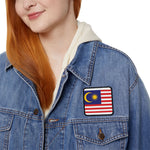 Flag Village Malaysia Flag Embroidery Iron-On Patches