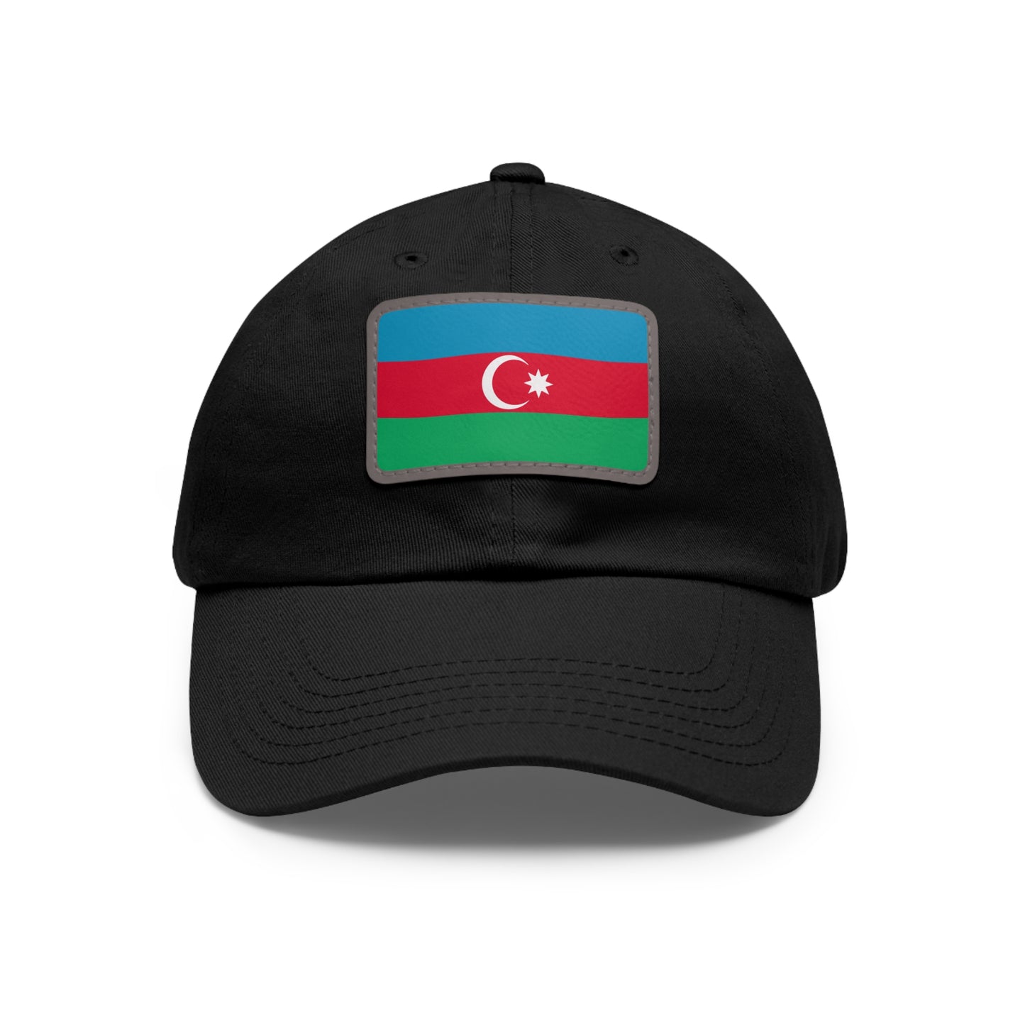 Flag Village Azerbaijan Flag Hat Cap with Leather Patch