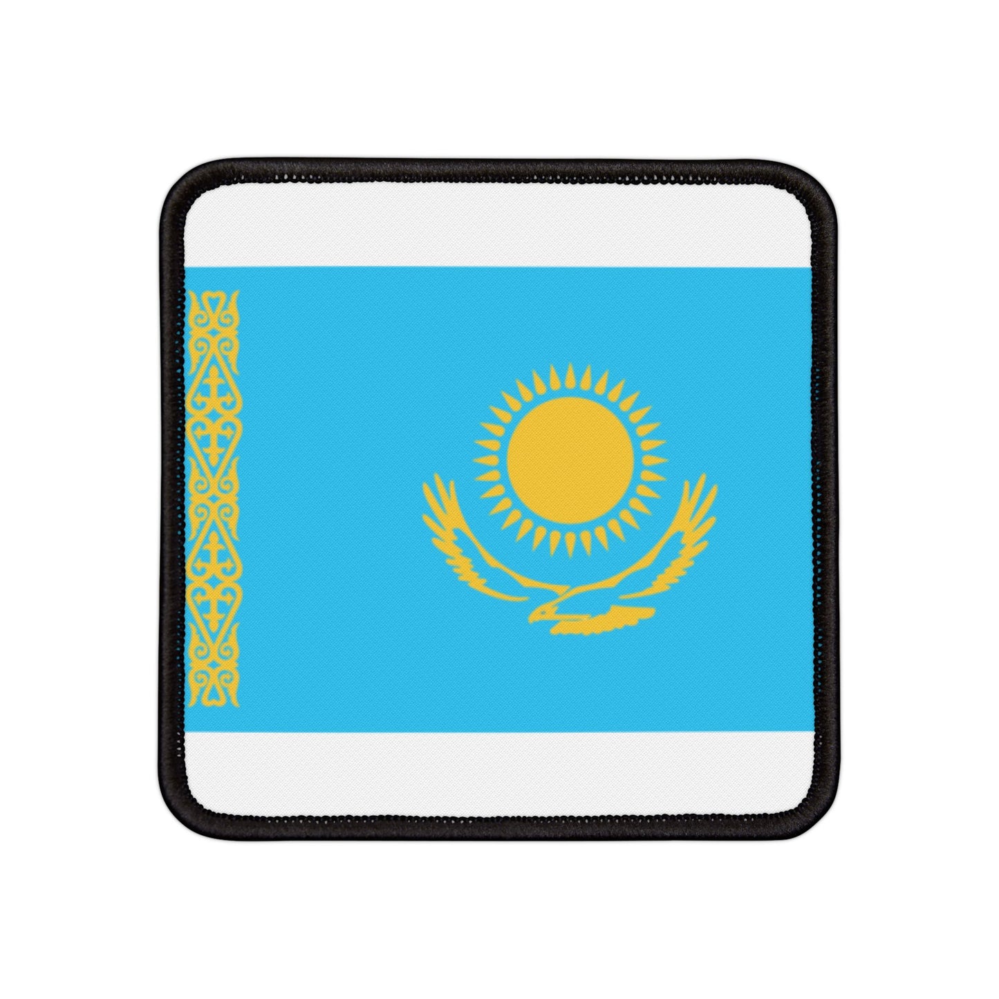 Flag Village Kazakhstan Flag Embroidery Iron-On Patches