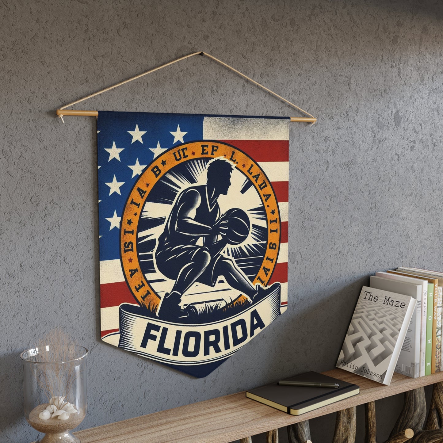 Flag Village Florida State Flag Pennant Sporting Home Wall decoration FL0001