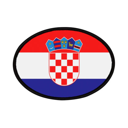 Flag Village Croatia Flag Embroidery Iron-On Patches