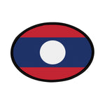Flag Village Laos Flag Embroidery Iron-On Patches