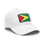 Flag Village Guyana Flag Hat Cap with Leather Patch