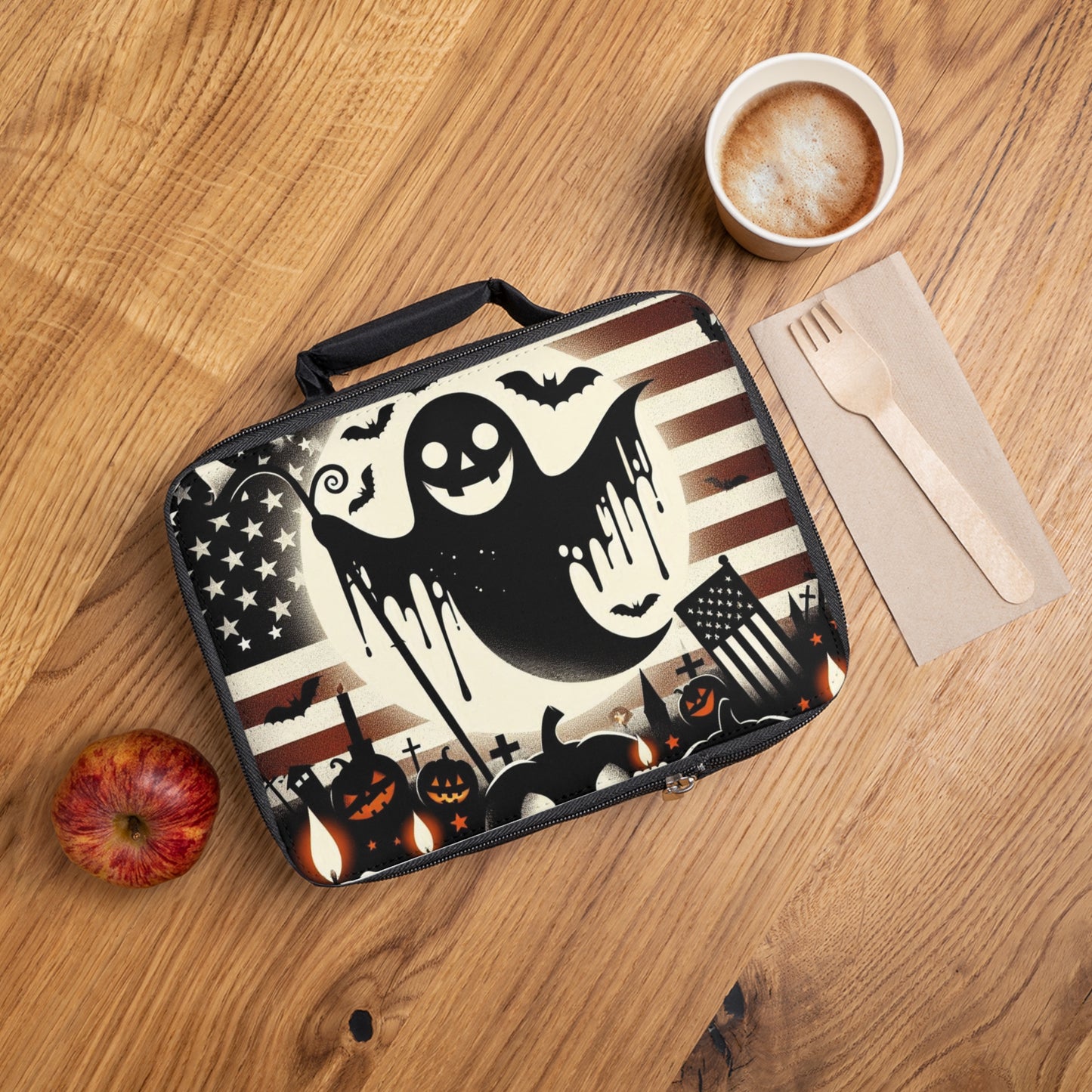 Flag Village Halloween Witch Lunch Bag HW0076