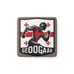 Flag Village Georgia Flag Sporting Porcelain Magnet, Square GEO0005
