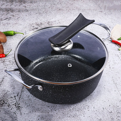 Flag Village Three-piece Cookware Set, Atmospheric Exquisite Gift Box Pot Gift Pot