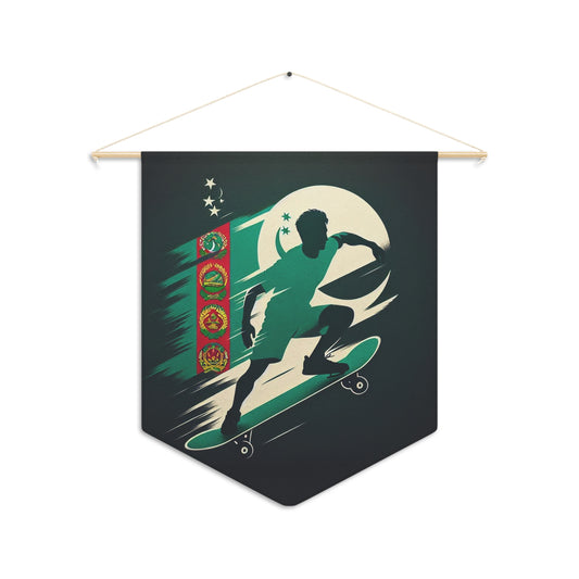 Flag Village Turkmenistan Flag Pennant Sporting Home Wall decoration TKM0002