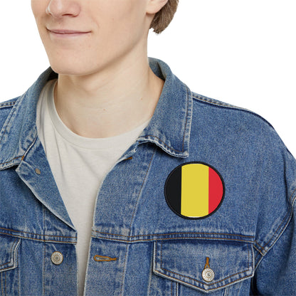 Flag Village Belgium Flag Embroidery Iron-On Patches