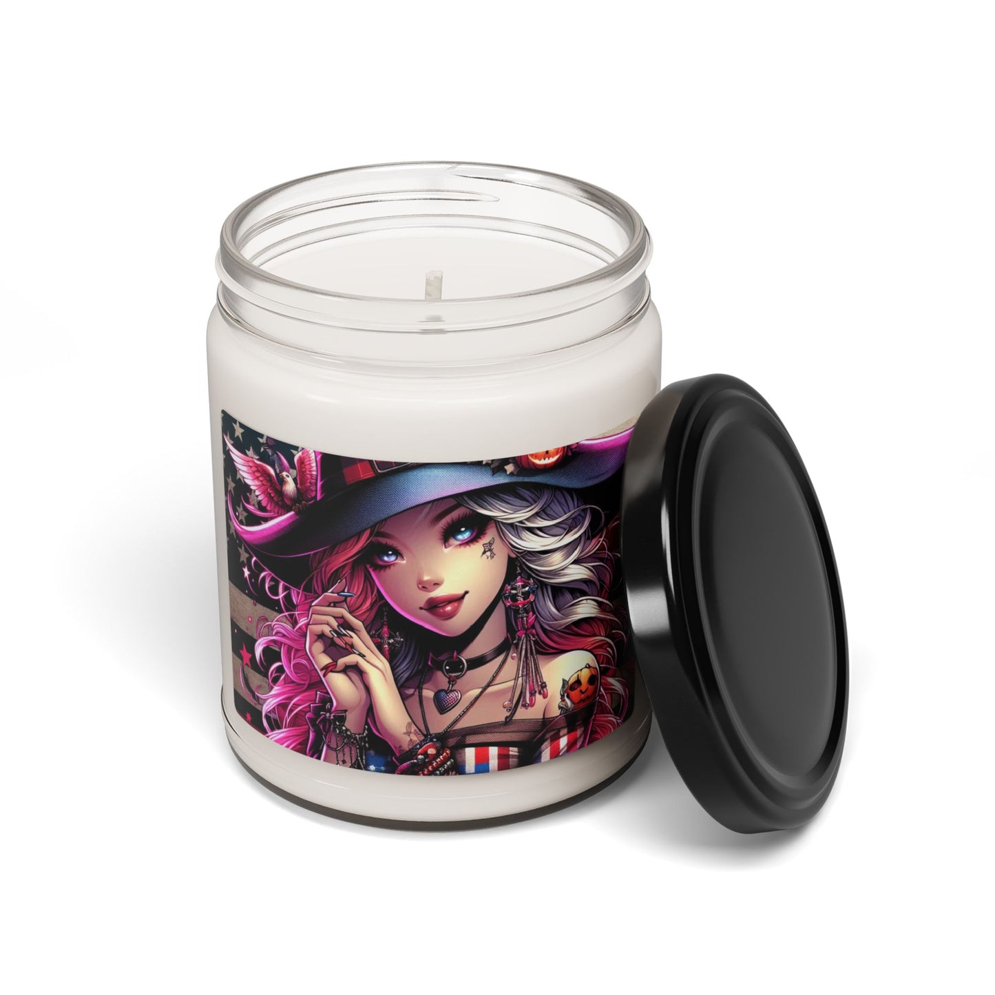 Flag Village Halloween Pretty Witch Scented Soy Candle, 9oz HW0015