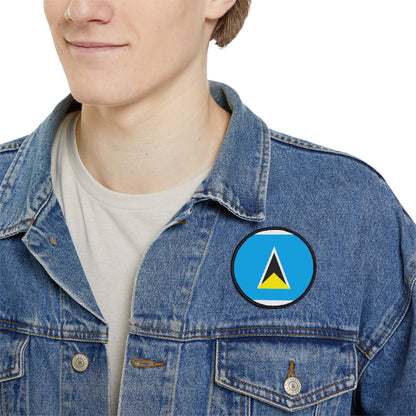 Flag Village Saint Lucia Flag Embroidery Iron-On Patches