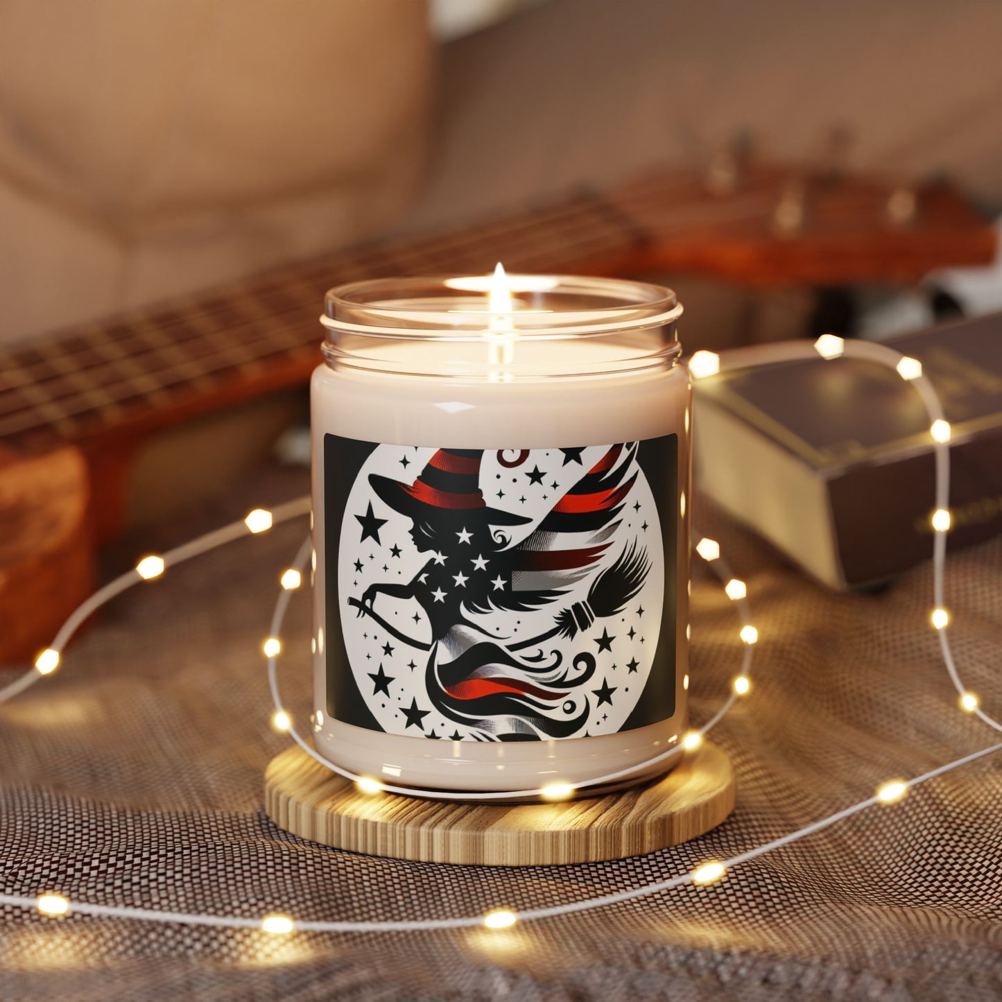 Flag Village Halloween Pretty Witch Scented Soy Candle, 9oz HW0044