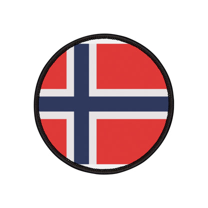 Flag Village Norway Flag Embroidery Iron-On Patches