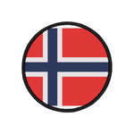 Flag Village Norway Flag Embroidery Iron-On Patches