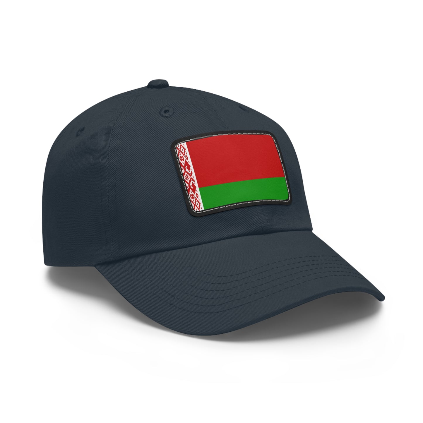 Flag Village Belarus Flag Hat Cap with Leather Patch