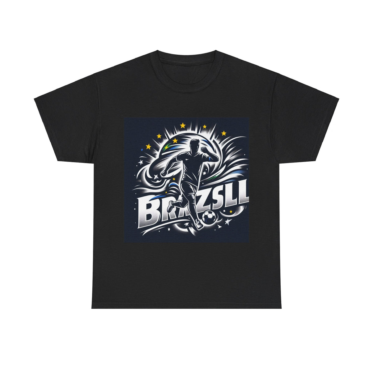 Flag Village Brazil Sporting Flag T-SHIRT Heavy Cotton Tee BRA0002