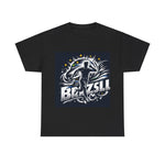 Flag Village Brazil Sporting Flag T-SHIRT Heavy Cotton Tee BRA0002