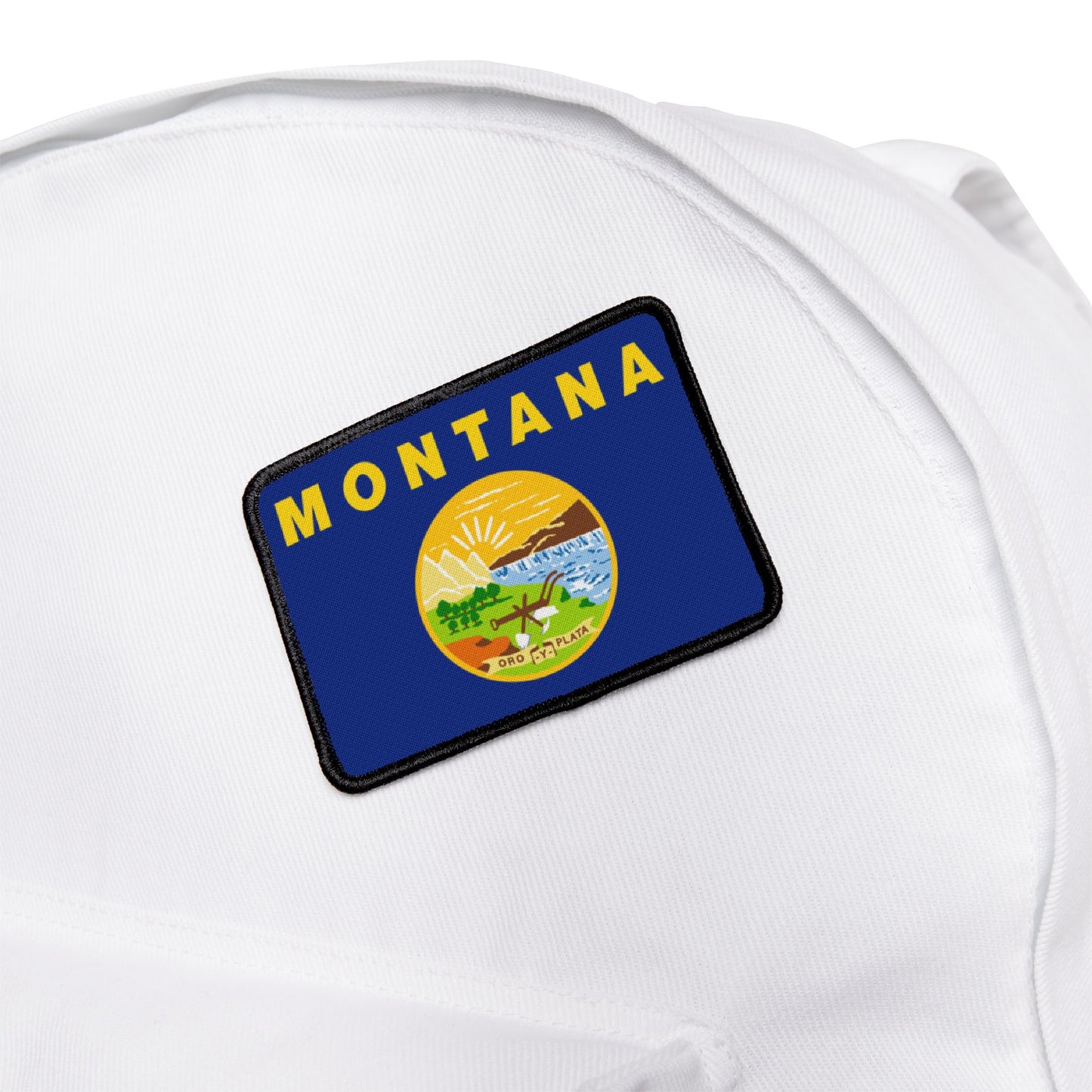 Flag Village Montana State Flag Embroidery Iron-On Patches