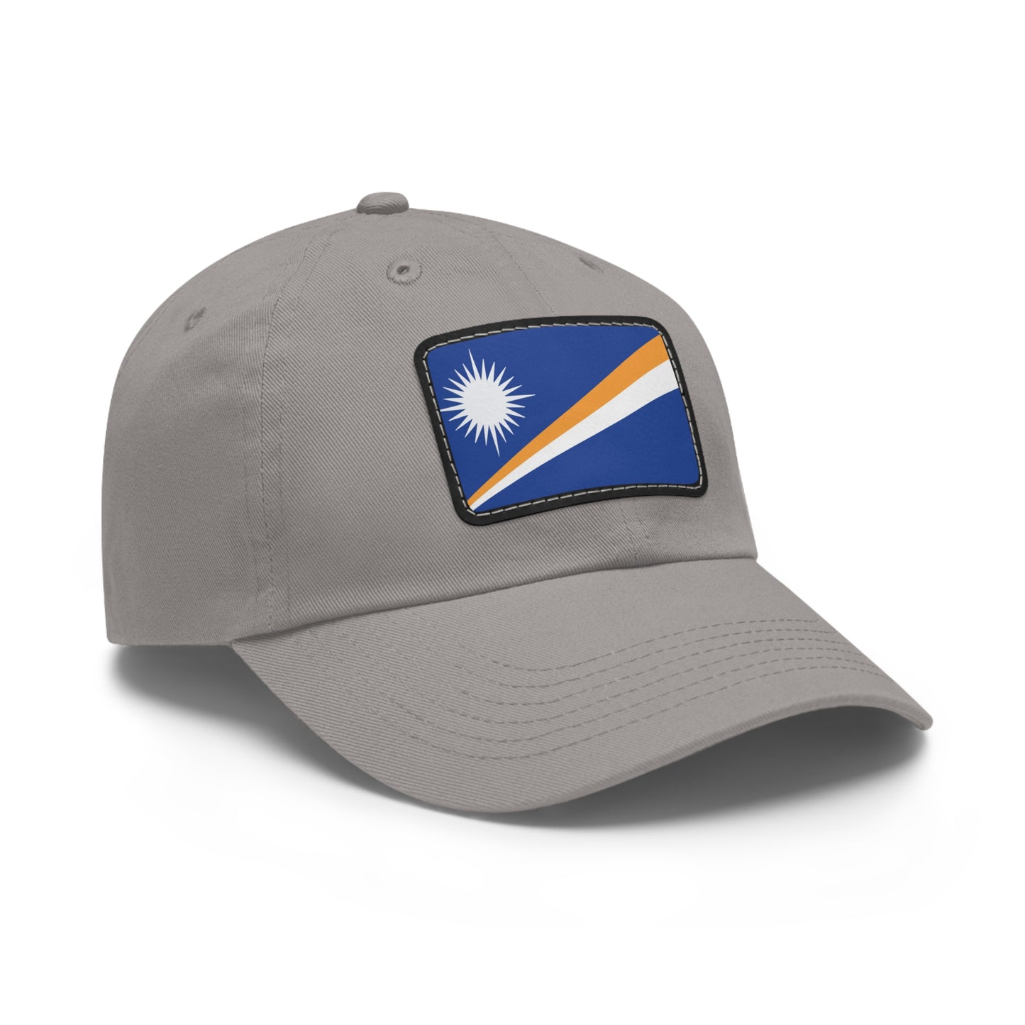 Flag Village Marshall Islands Flag Hat Cap with Leather Patch