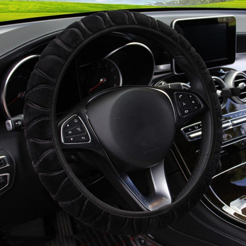 Flag Village Auto Tools Car plush steering wheel cover