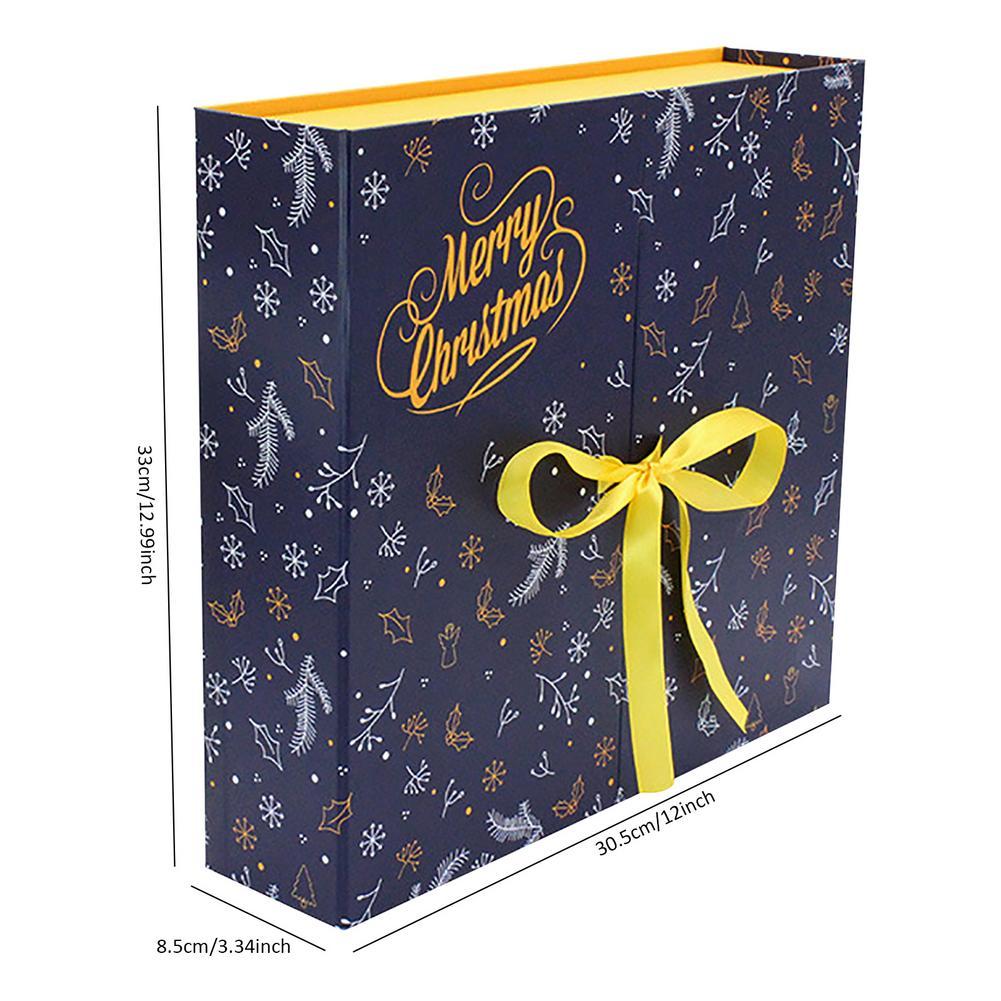 Flag Village Christmas beautiful countdown calendar gift box