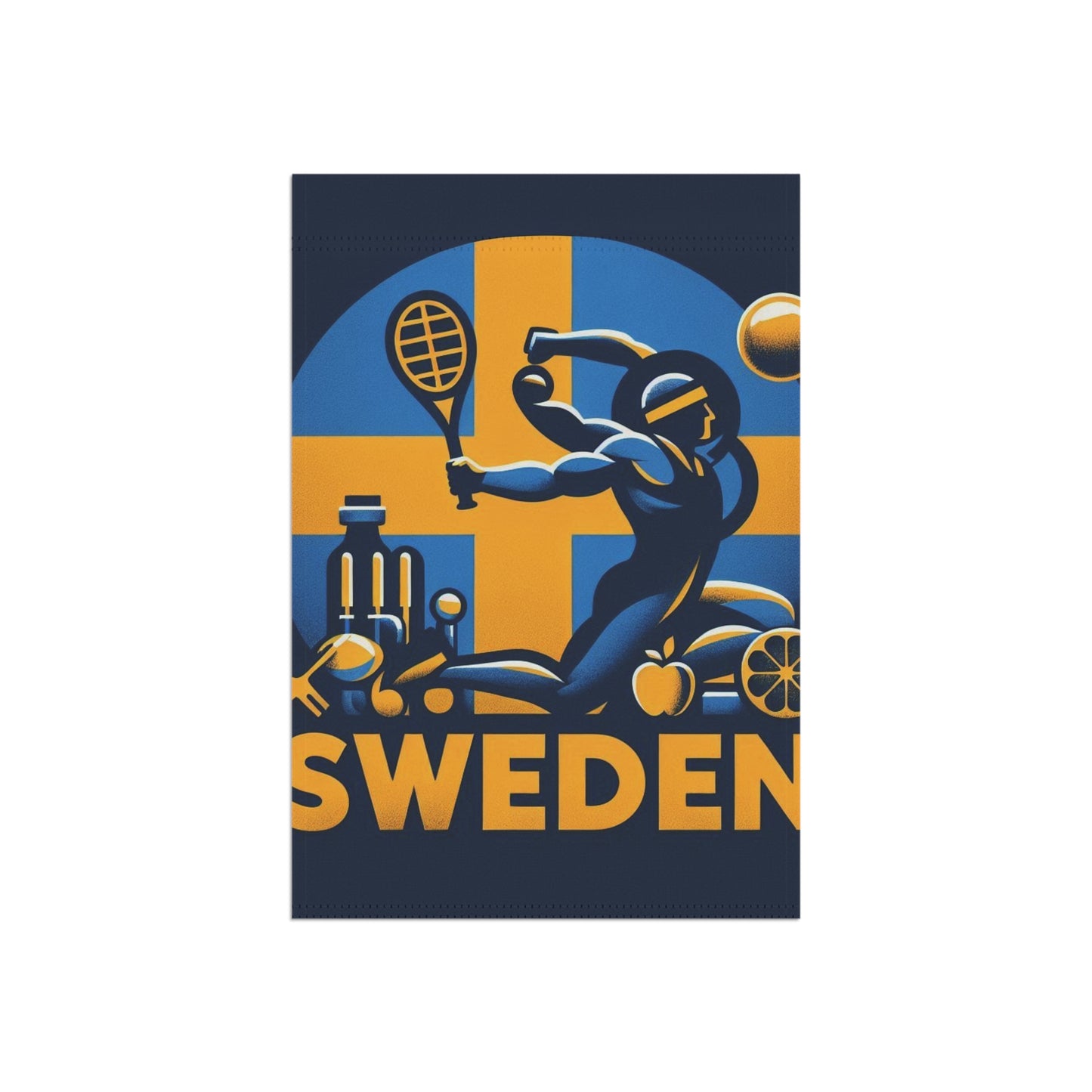 Flag Village Sweden Flag Sporting Garden & House Banner SWE0003