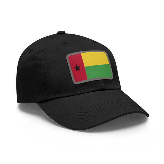 Flag Village Guinea-Bissau Flag Hat Cap with Leather Patch