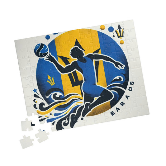 Flag Village Barbados Sporting Flag Puzzle (110, 252, 520, 1014-piece) BRB0007