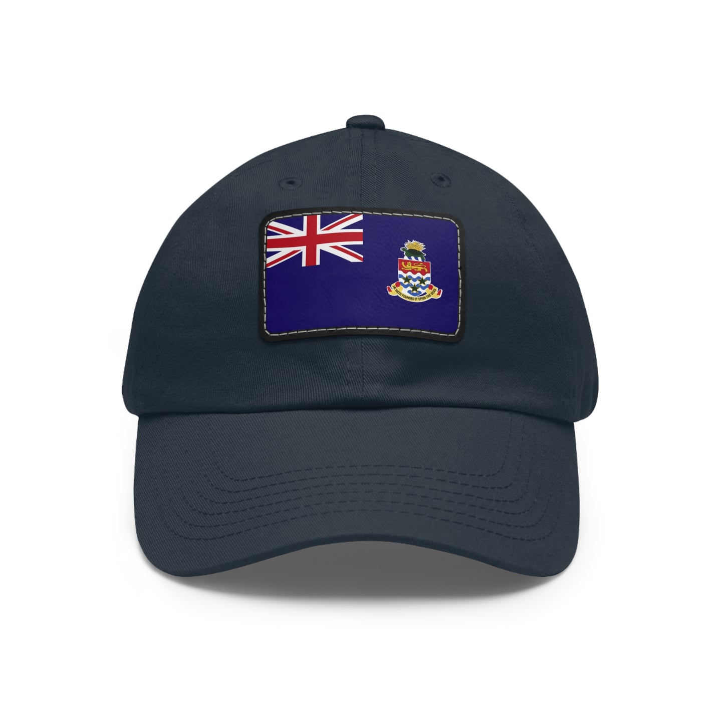 Flag Village Cayman Islands Flag Hat Cap with Leather Patch