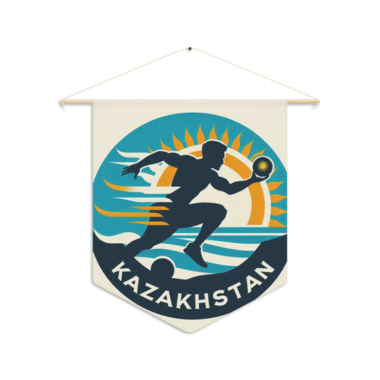 Flag Village Kazakhstan Flag Pennant Sporting Home Wall decoration KAZ0002