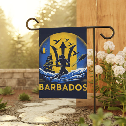 Flag Village Barbados Flag Sporting Garden & House Banner BRB0003