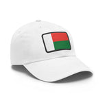 Flag Village Madagascar Flag Hat Cap with Leather Patch