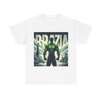Flag Village Brazil Sporting Flag T-SHIRT Heavy Cotton Tee BRA0001