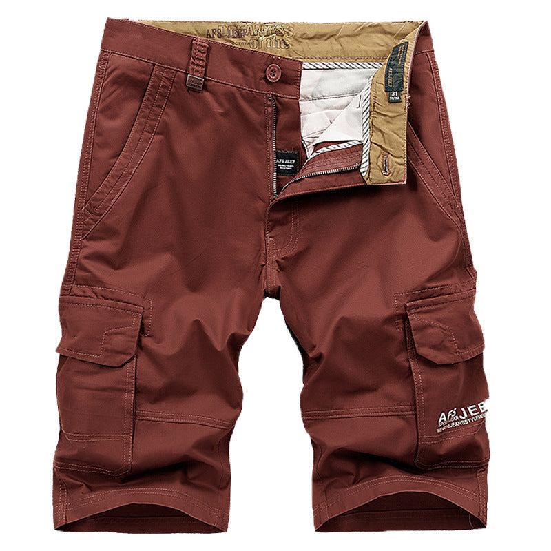 Flag Village Loose shorts thin overalls men