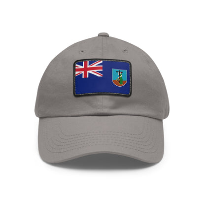 Flag Village Montserrat Flag Hat Cap with Leather Patch