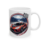 Flag Village Racing Car Sporting Ceramic Coffee Mug 11oz RS0001