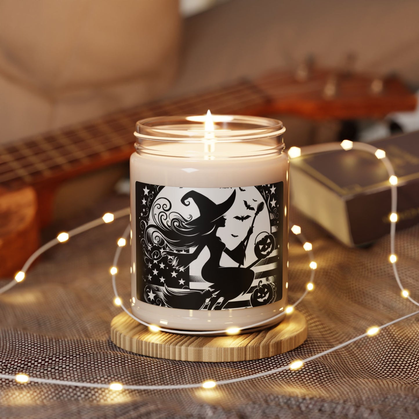 Flag Village Halloween Pretty Witch Scented Soy Candle, 9oz HW0038